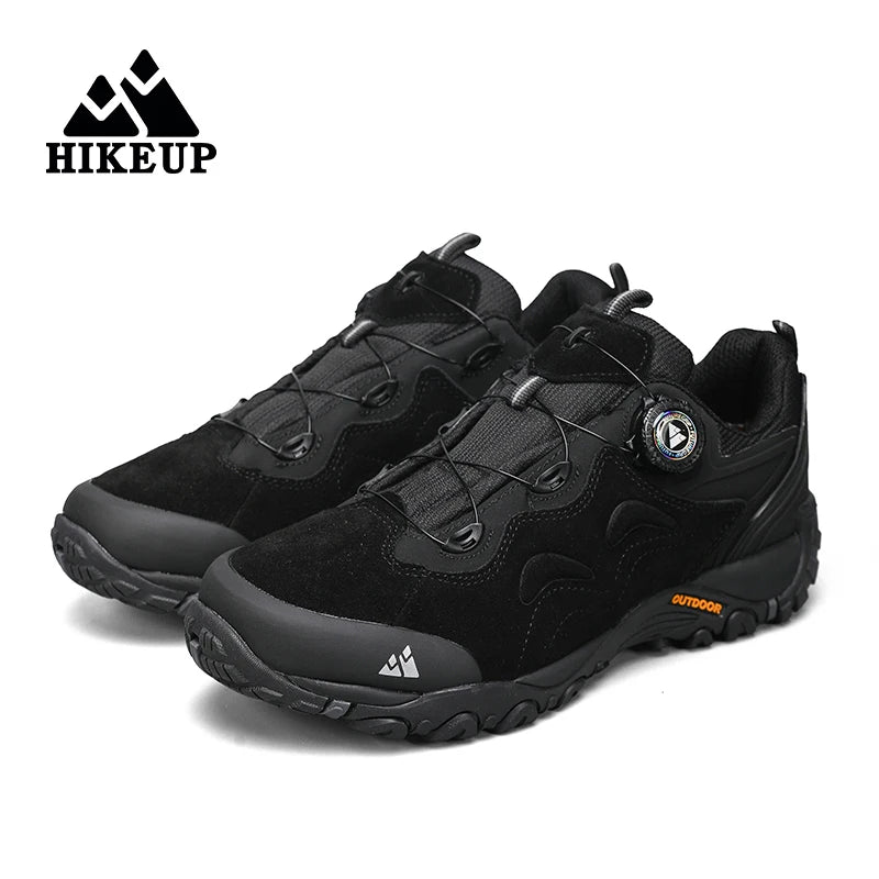 HIKEUP Men’s Mid-Top Hiking Shoes for Outdoor Adventures