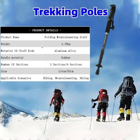 Ultralight Foldable Trekking Pole for Hiking & Backpacking