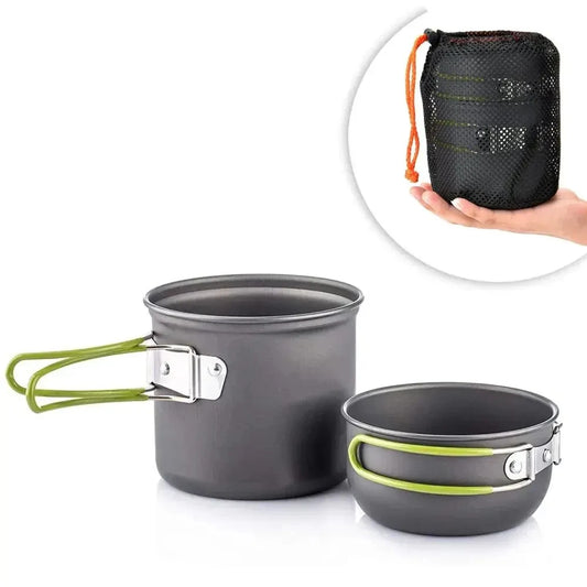 Ultralight Camping Cookware Set for Hiking & Outdoor Cooking