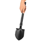 Foldable Camping Shovel with Carrying Pouch and Compass