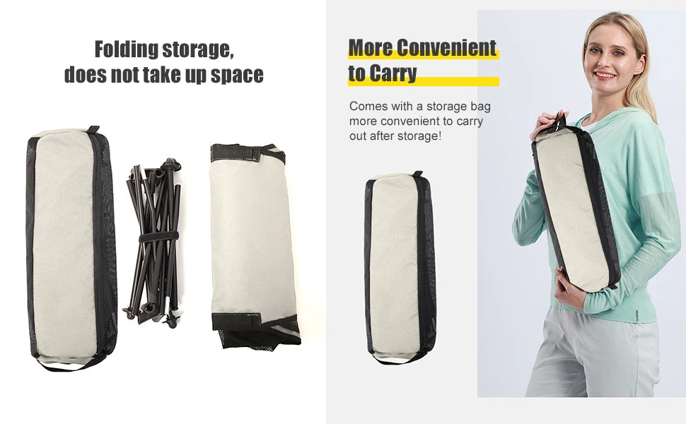 WESTTUNE Lightweight Folding Camping Chair with Headrest