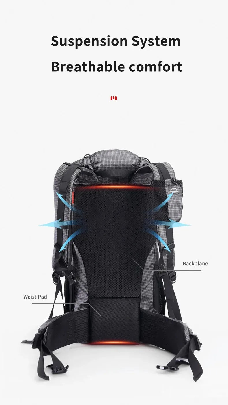 Naturehike 45L Rainproof Hiking Backpack