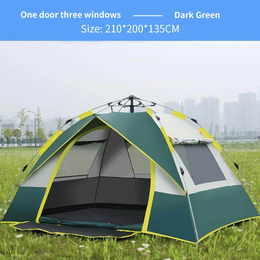 Quick-Open Camping Tent for Outdoor Travel, Picnics & Weekend Adventures