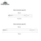 CAMPINGMOON Gas Stove Extension Pipe with Valve for Outdoor Camping