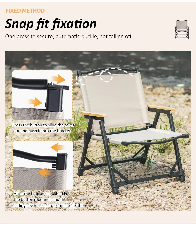 Ultralight Folding Camping Chair for Hiking & Outdoor Travel