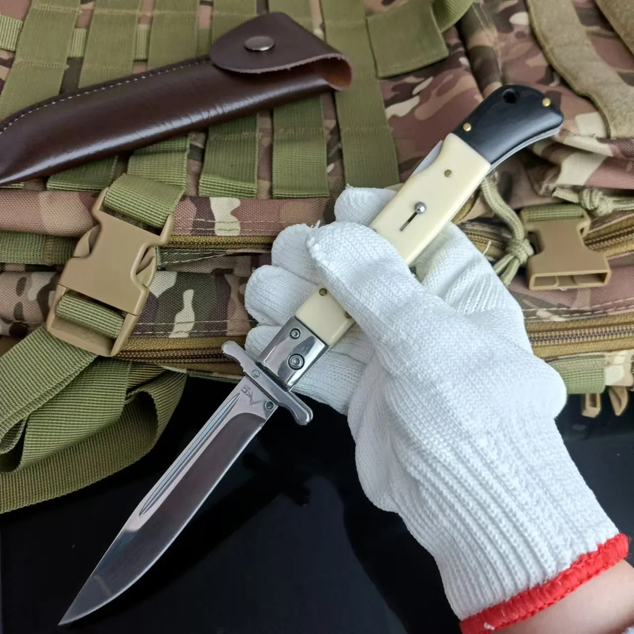 440C Stainless Steel Folding Utility Knife – Portable Outdoor Camping EDC Tool