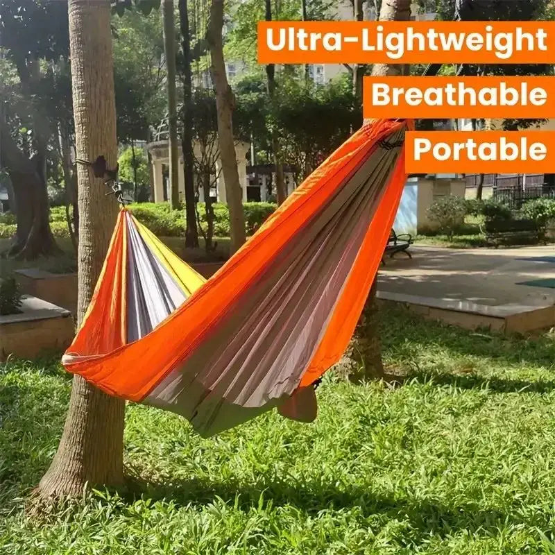 Portable Double Camping Hammock - Lightweight Outdoor Hammock