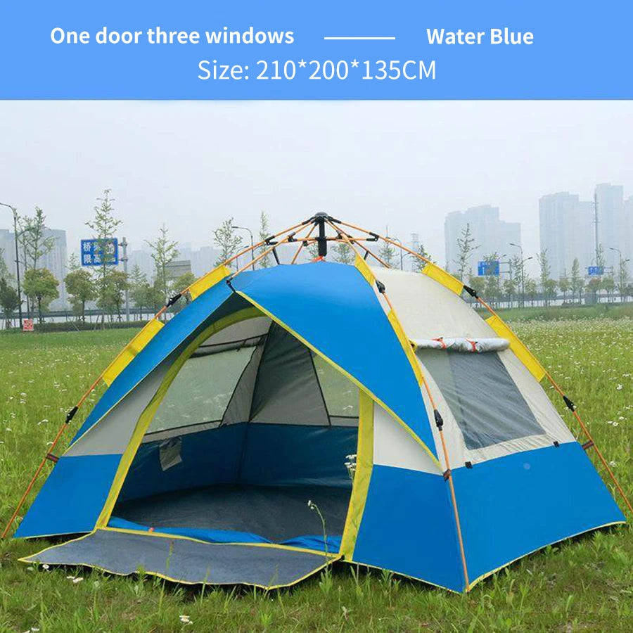 Quick-Open Camping Tent for Outdoor Travel, Picnics & Weekend Adventures