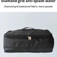 Hanging Travel Organizer with Packing Shelves and Laundry Storage