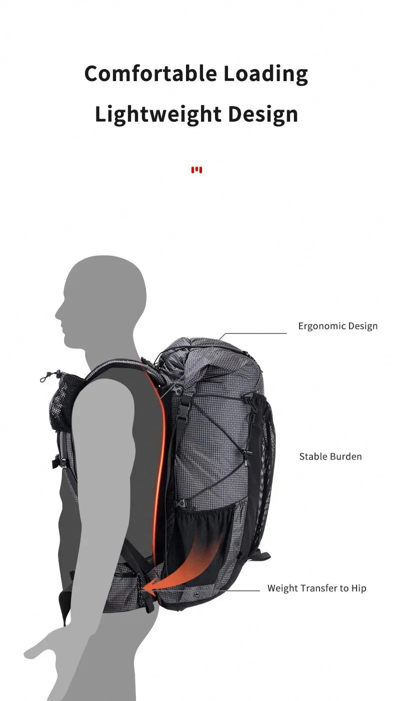 Naturehike 45L Rainproof Hiking Backpack