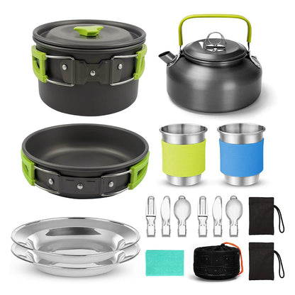 All-in-One Camping Cookware Set for 2 People
