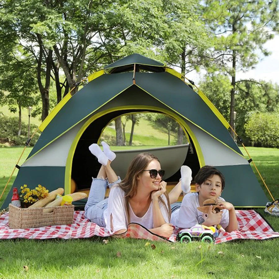 Quick-Open Camping Tent for Outdoor Travel, Picnics & Weekend Adventures