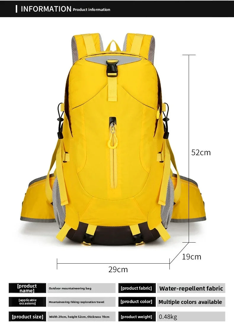 35L Lightweight Hiking Backpack for Camping & Travel