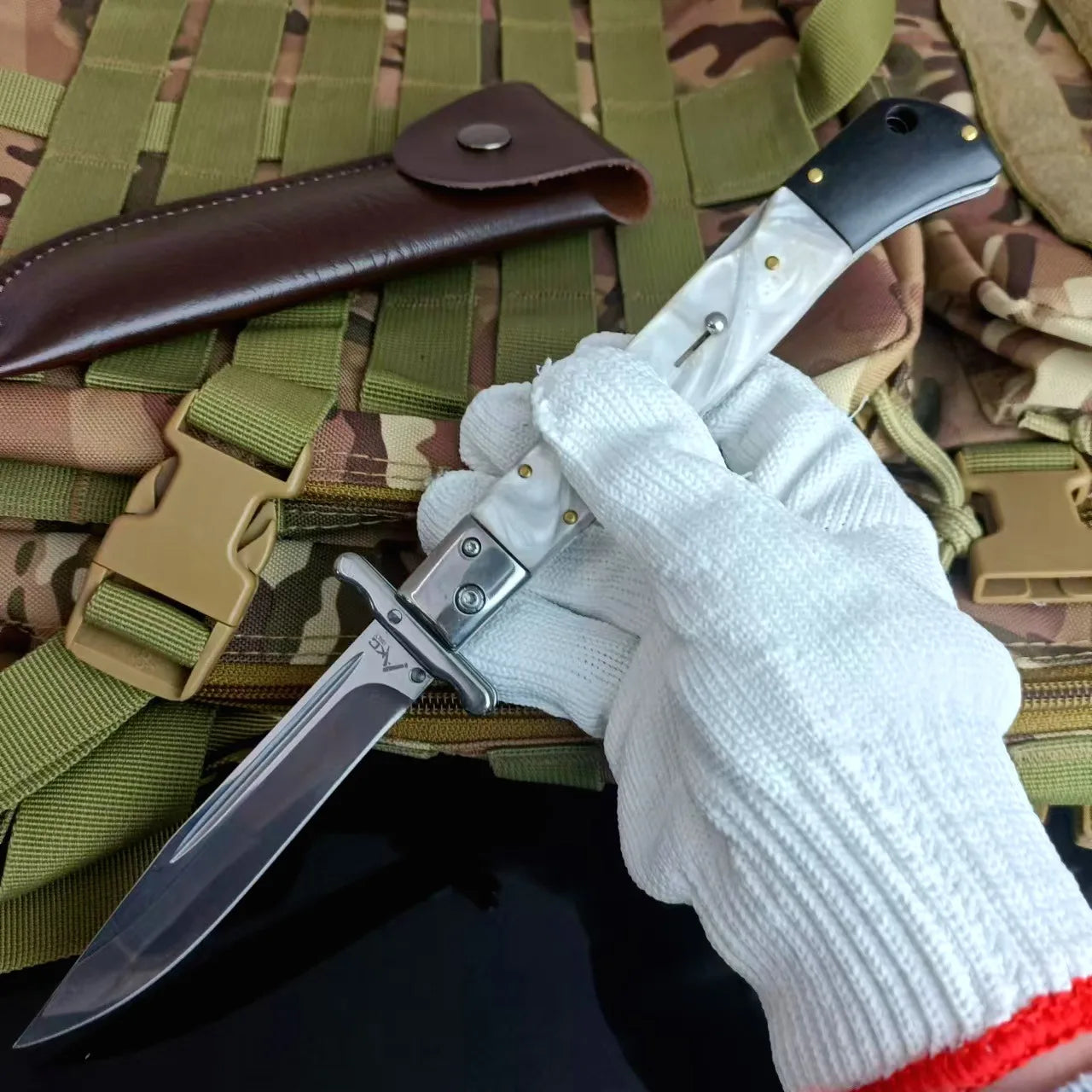 440C Stainless Steel Folding Utility Knife – Portable Outdoor Camping EDC Tool