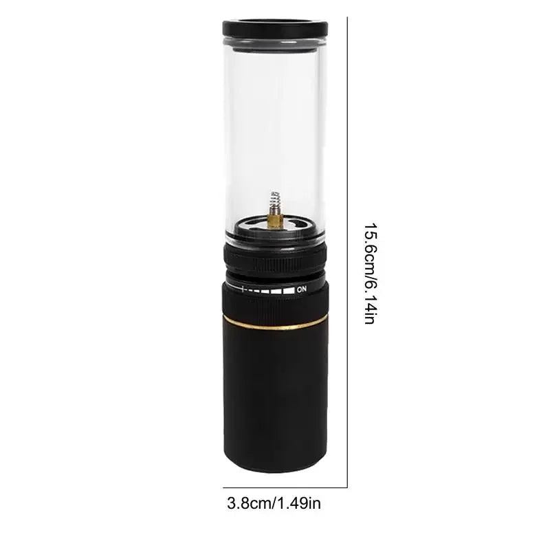 Portable Gas Camping Lantern with Adjustable Flame