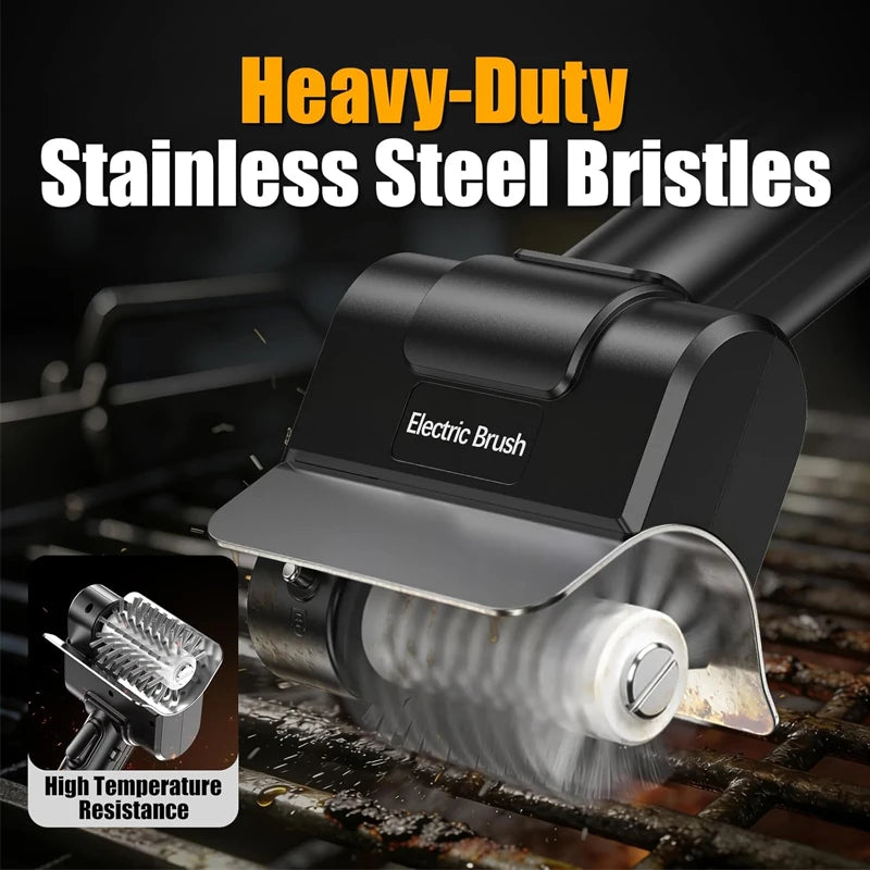 Cordless Electric BBQ Grill Cleaning Brush