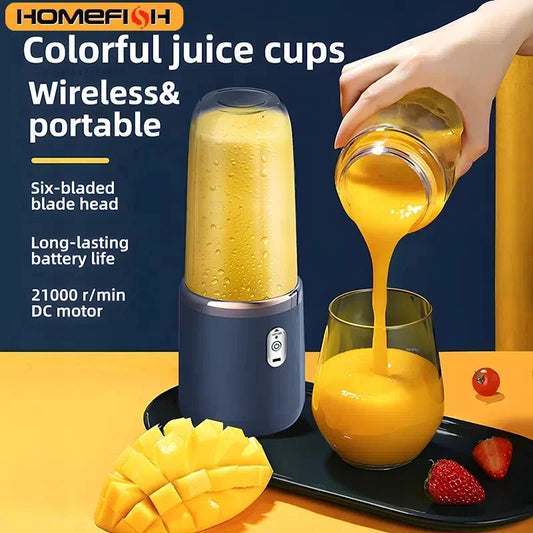 Portable Rechargeable Blender Bottle for Smoothies & Fresh Juice