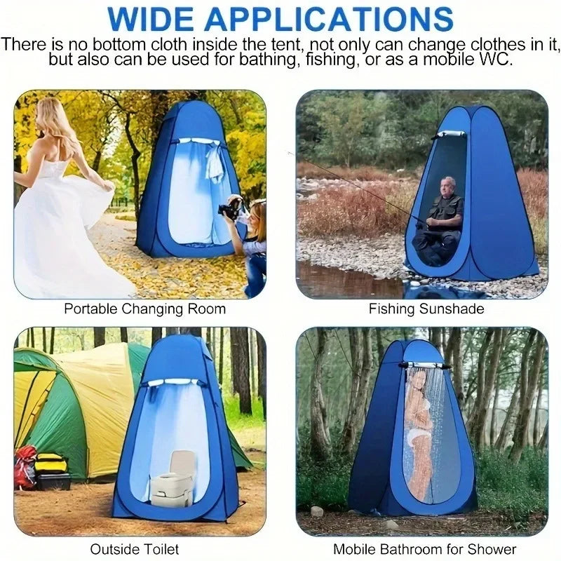 Pop-Up Privacy Tent for Camping Shower & Changing