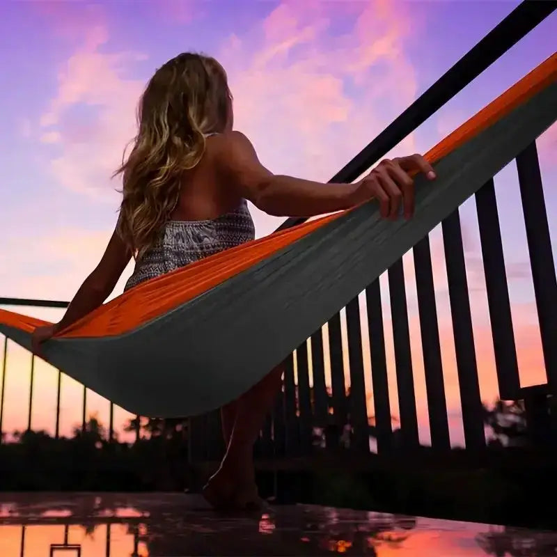 Portable Double Camping Hammock - Lightweight Outdoor Hammock