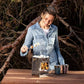 Portable Stainless Steel Wood-Burning Camping Stove – Foldable Outdoor Cooking Stove