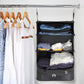 Hanging Travel Organizer with Packing Shelves and Laundry Storage