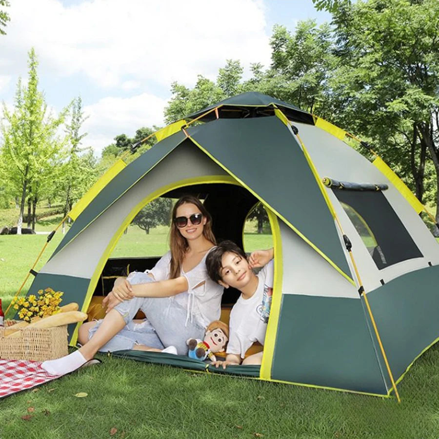 Quick-Open Camping Tent for Outdoor Travel, Picnics & Weekend Adventures