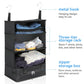 Hanging Travel Organizer with Packing Shelves and Laundry Storage