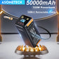 50,000mAh 100W PD Fast Charging Power Bank with Built-In Type-C Cable