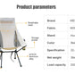 WESTTUNE Lightweight Folding Camping Chair with Headrest