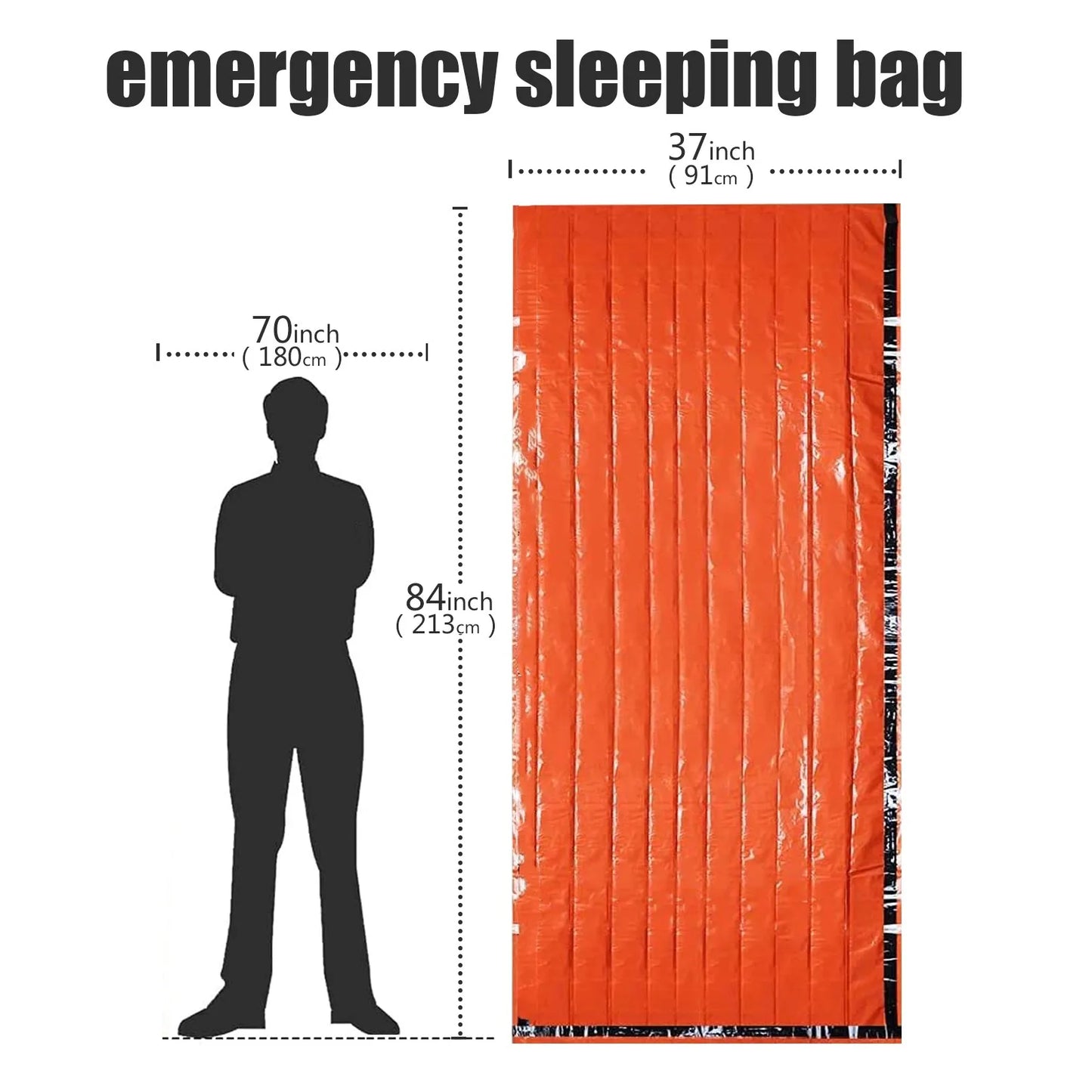 Emergency Thermal Bivy Sack for Camping & Hiking
