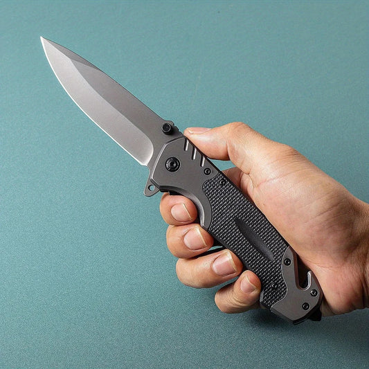 Doom Blade Folding Utility Knife with Tanto-Style Stainless Steel Blade