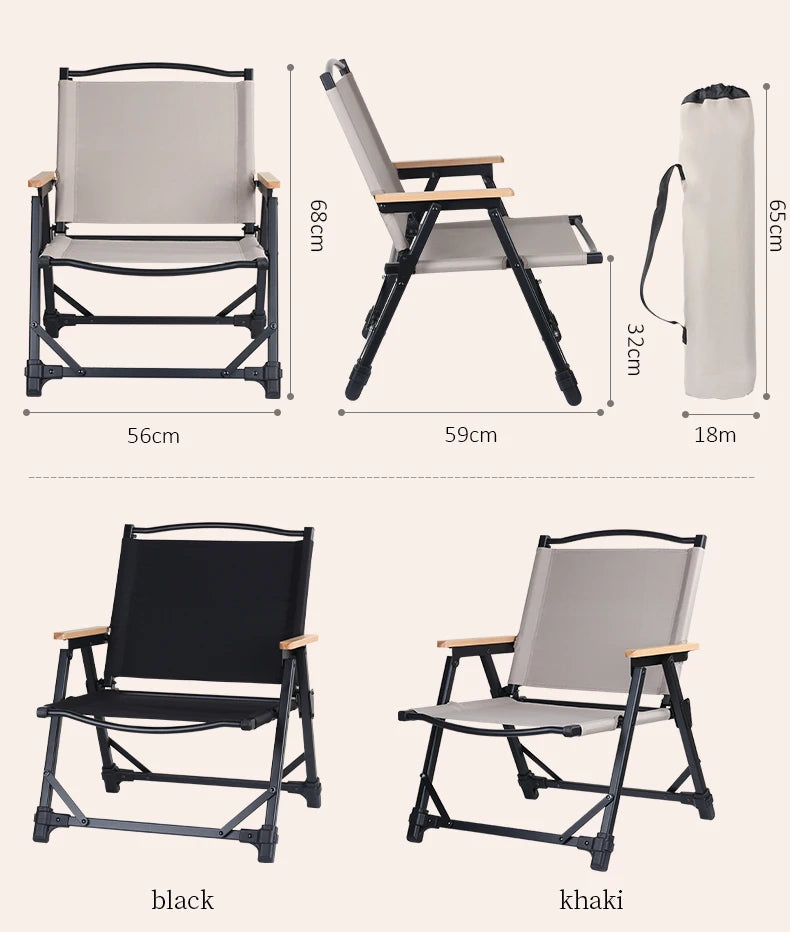 Ultralight Folding Camping Chair for Hiking & Outdoor Travel