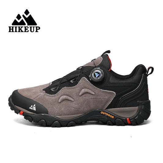 HIKEUP Men’s Mid-Top Hiking Shoes for Outdoor Adventures
