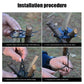 Portable Campfire Tripod Support Plate with Hanging Chain