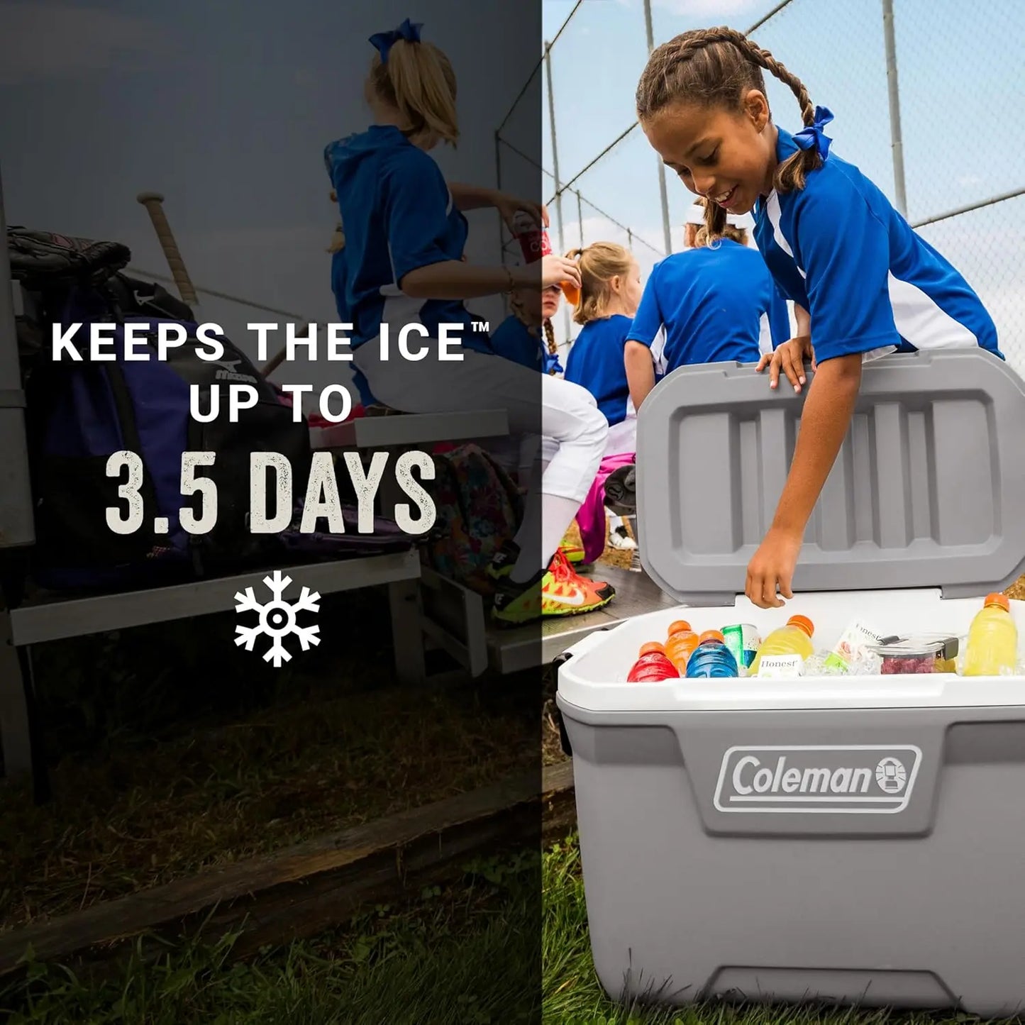 Insulated Hard Cooler for Camping, Fishing & Outdoor Travel