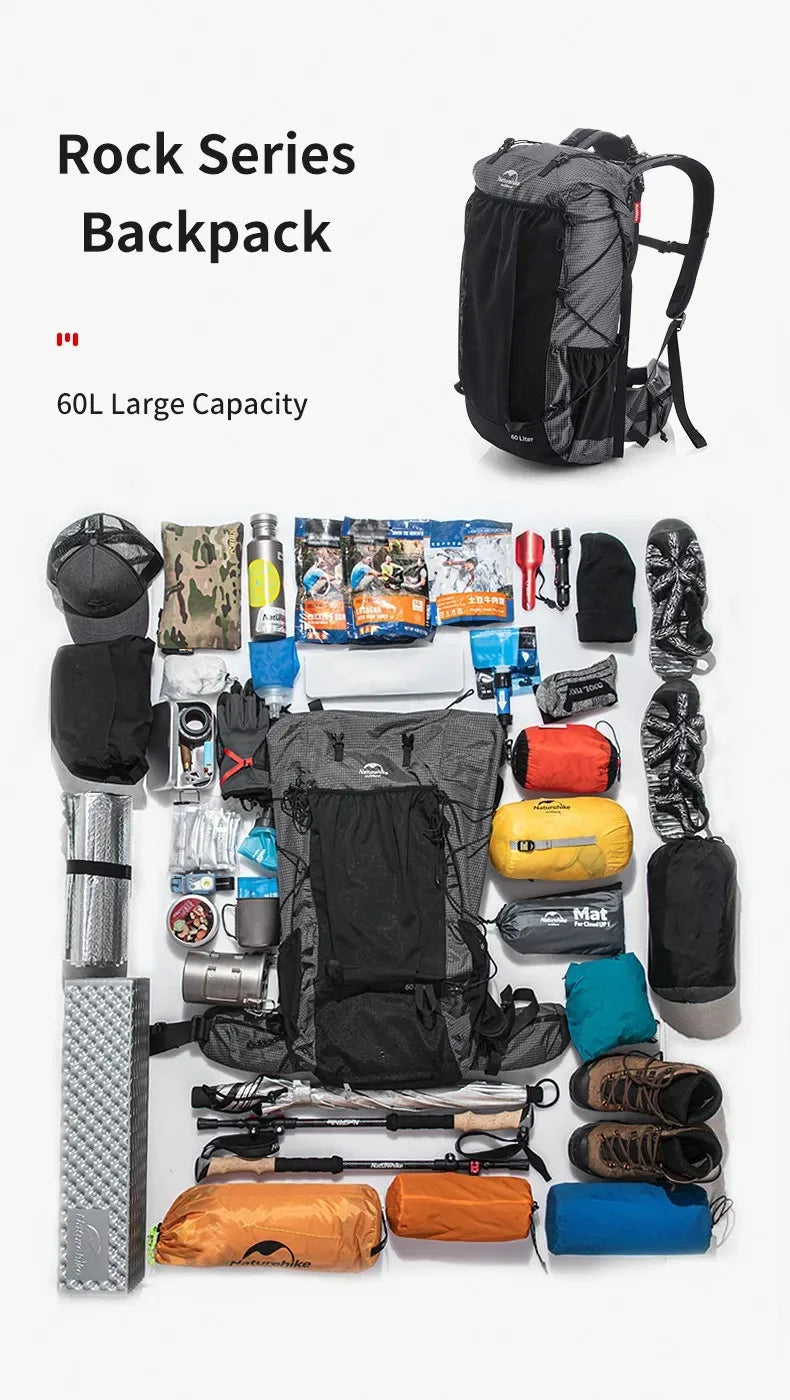 Naturehike 45L Rainproof Hiking Backpack