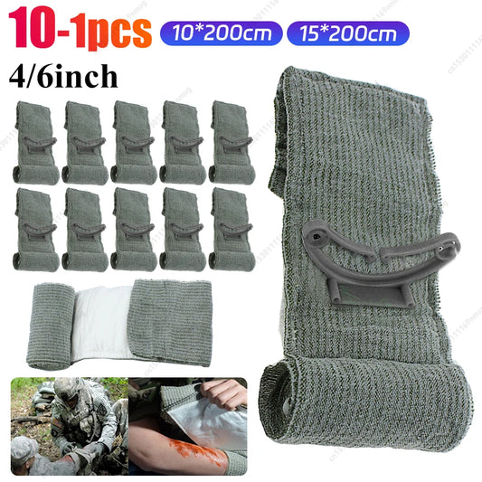 Portable Trauma Tourniquet Bandage – Emergency Hemostatic Wrap for Outdoor First Aid