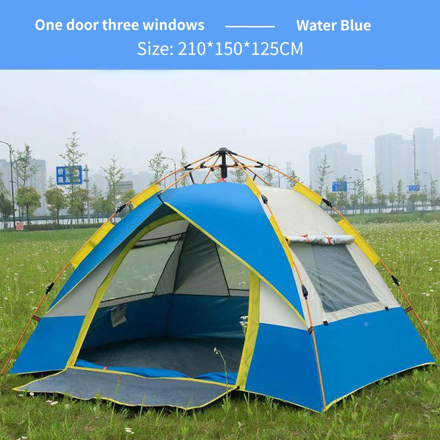 Quick-Open Camping Tent for Outdoor Travel, Picnics & Weekend Adventures