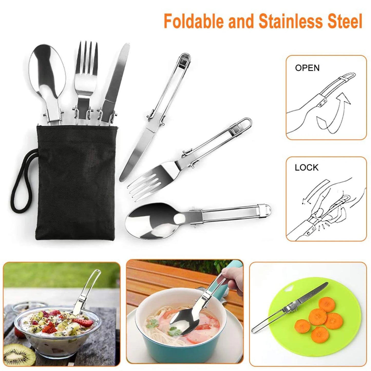 All-in-One Camping Cookware Set for 2 People